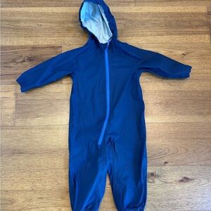 Cat & Jack Navy Blue Hooded Rainsuit
